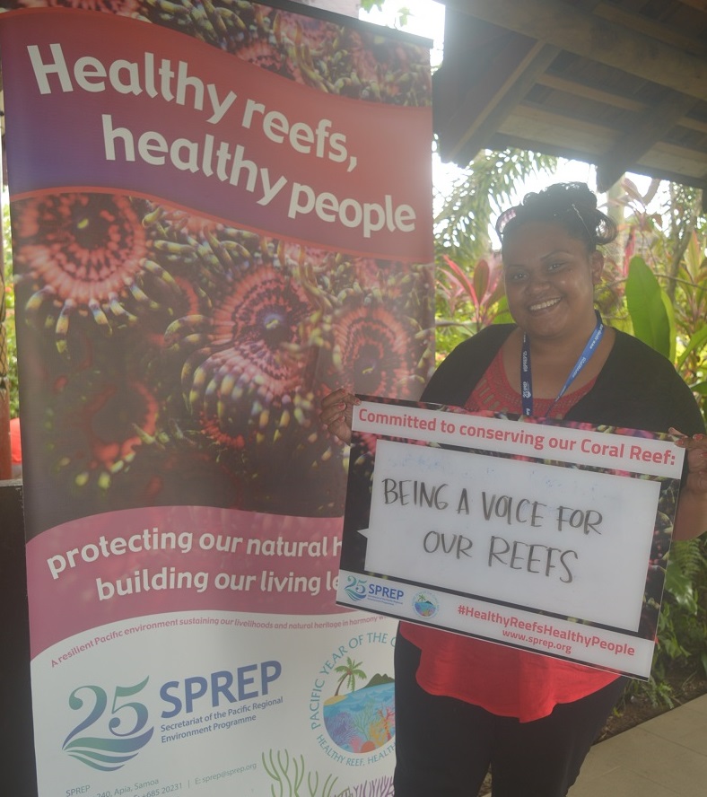 Pledging to protect coral reefs
