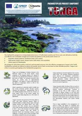 PacWastePlus country profile snapshot - Tonga 