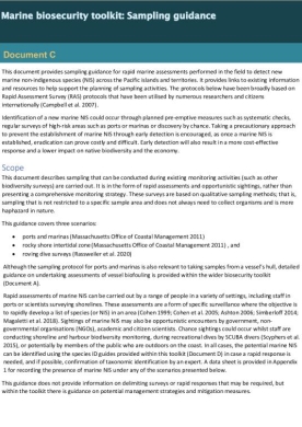 Sampling guidance