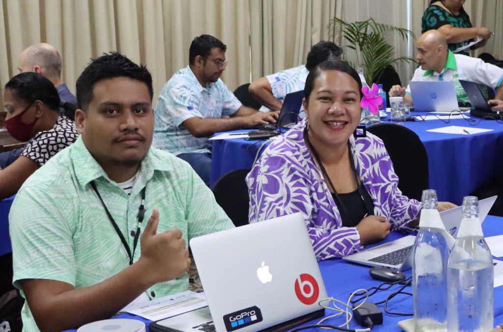 The Niue delegation 